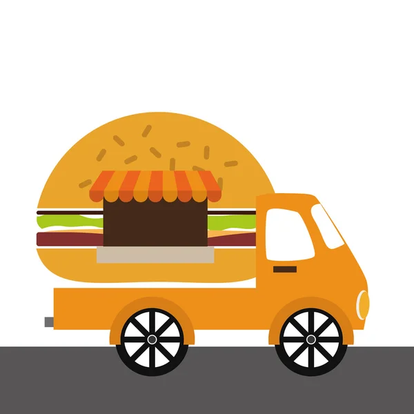 Diseño de comida rápida — Vector de stock