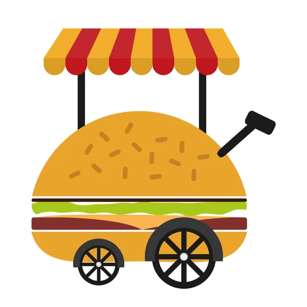 Diseño de comida rápida — Vector de stock