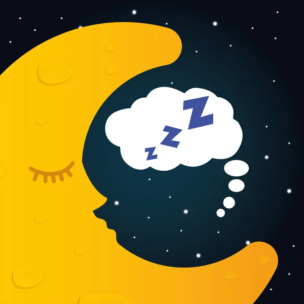 Diseño de buenas noches — Vector de stock