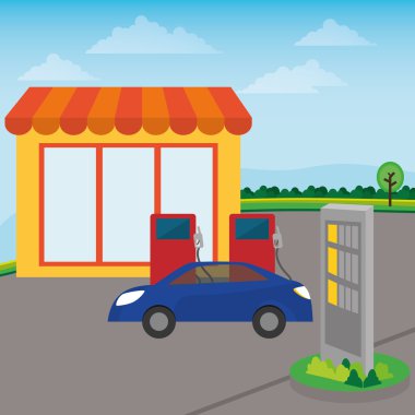 Benzin istasyonu tasarımı 