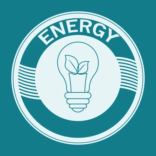 Energiesparendes Design — Stockvektor