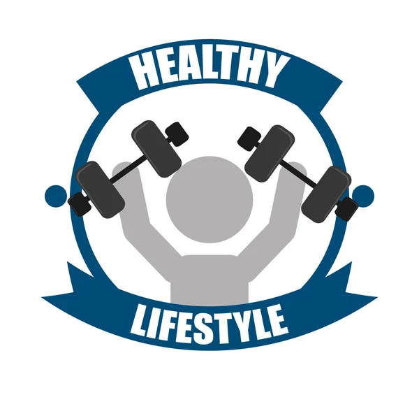 Healthy Lifestyle design — Stock Vector