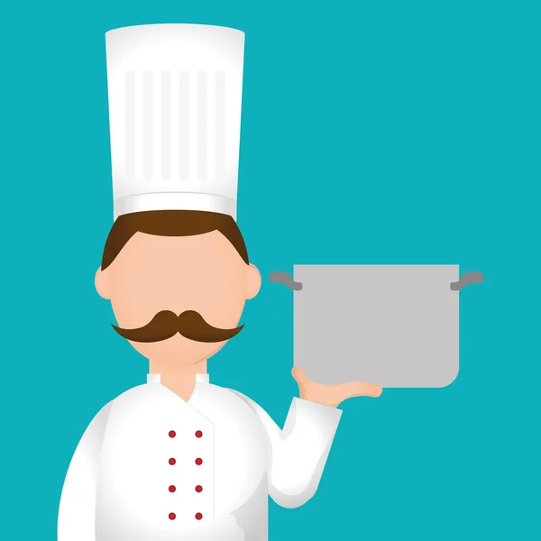 Diseño del chef — Vector de stock