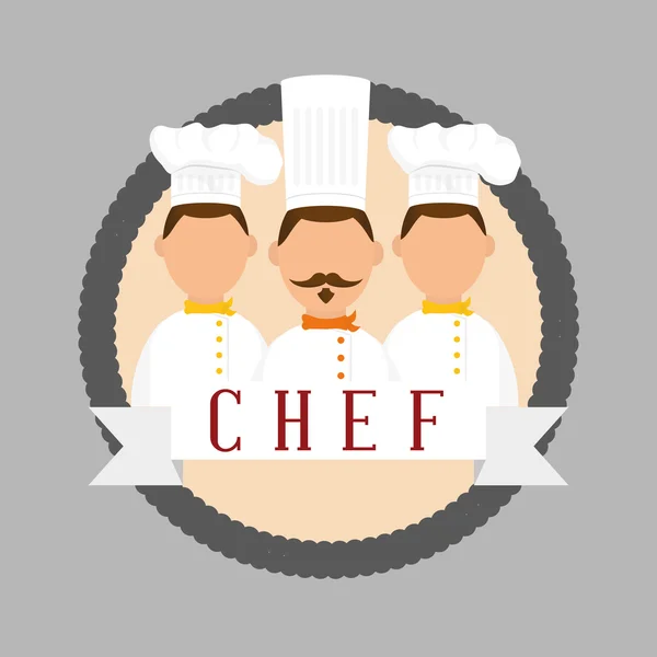 Diseño del chef — Vector de stock