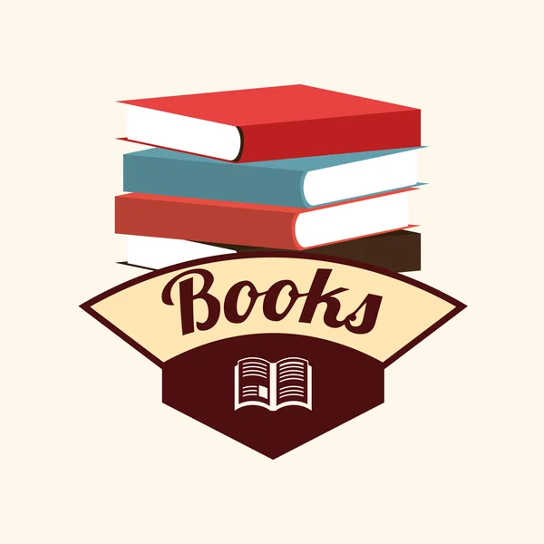 Diseño de libros — Vector de stock