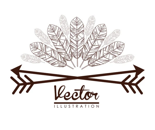 Boho projekt — Wektor stockowy