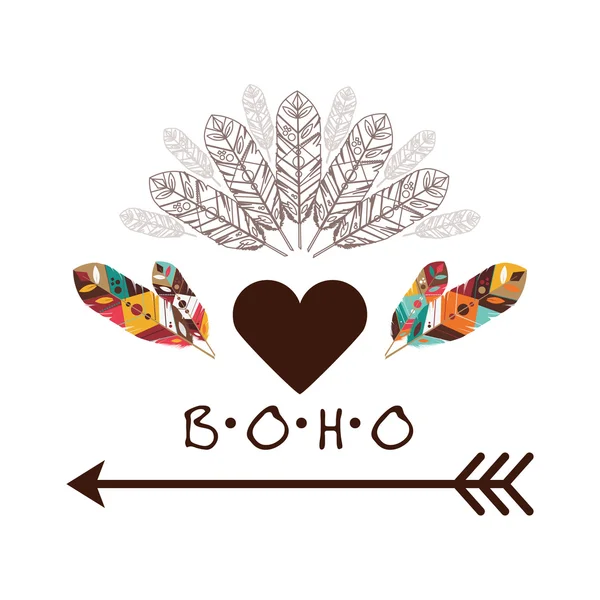 Boho tasarım — Stok Vektör