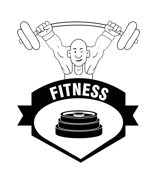 Gym design — Stock Vector