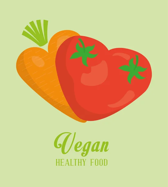 Σχεδιασμό τροφίμων vegan — Διανυσματικό Αρχείο