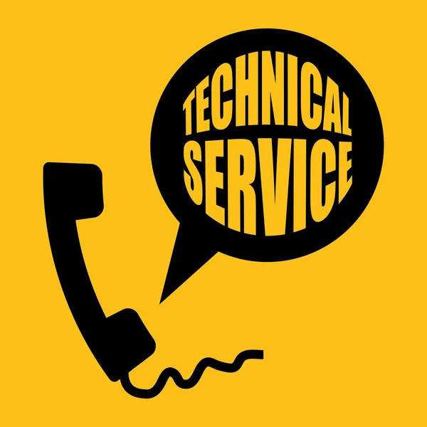 Technical service design — Stock Vector