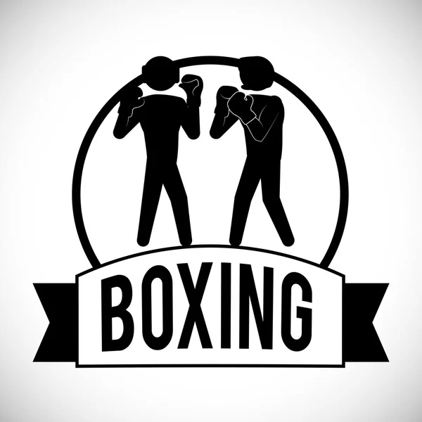 Conception de boxe — Image vectorielle