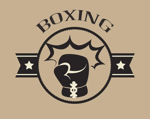 Conception de boxe — Image vectorielle