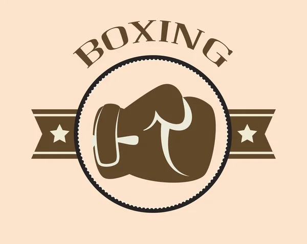 Diseño de boxeo — Archivo Imágenes Vectoriales