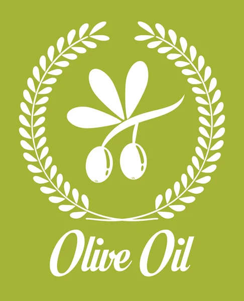 Progettazione olio d'oliva — Vettoriale Stock