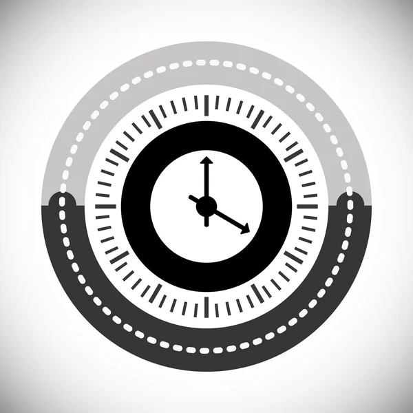 Conception de l'horloge — Image vectorielle