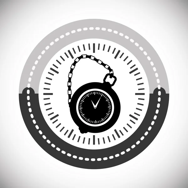 Reloj de diseño — Vector de stock