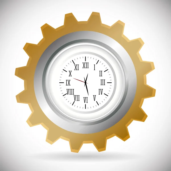 Reloj de diseño — Vector de stock