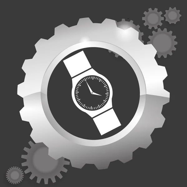 Reloj de diseño — Vector de stock