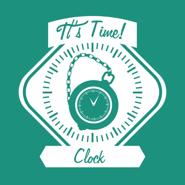 Clock design — Stock Vector