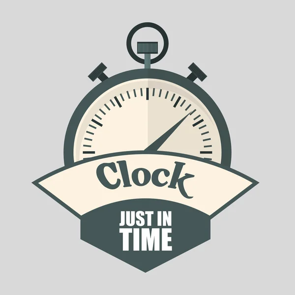 Clock design — Stock Vector