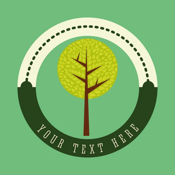 Diseño del árbol — Vector de stock