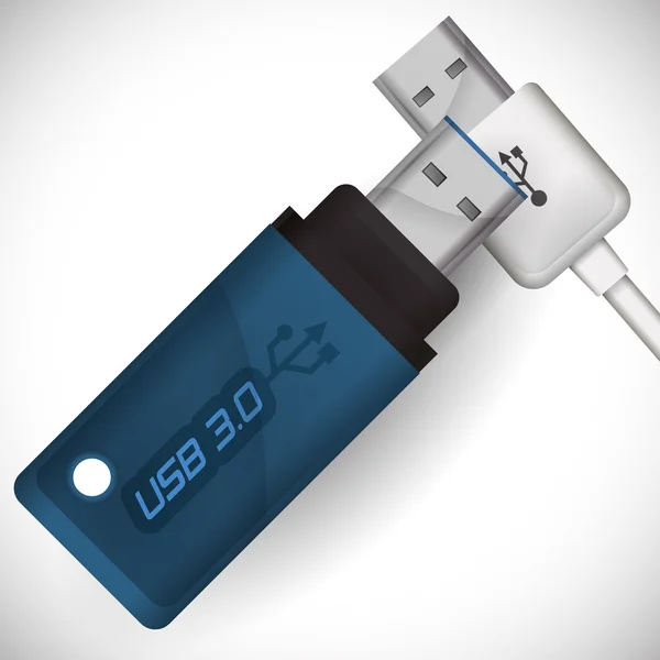 USB digital design — Stock Vector