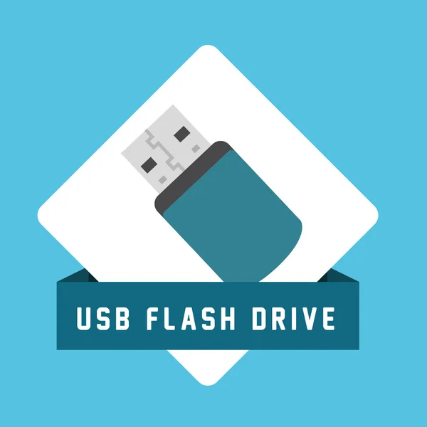 Diseño digital USB — Archivo Imágenes Vectoriales