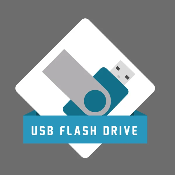 Conception numérique USB — Image vectorielle