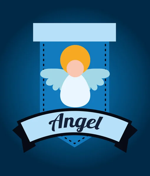 Angel design — Stock Vector