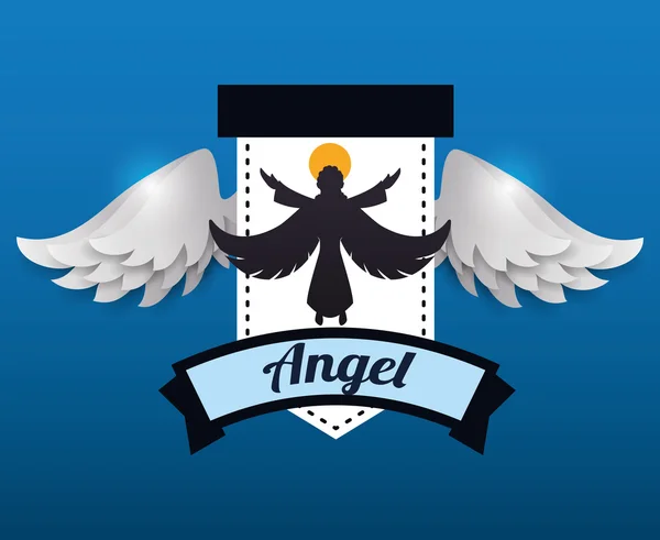 Ange design — Image vectorielle