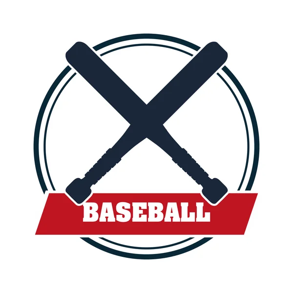 Projekt baseball — Wektor stockowy