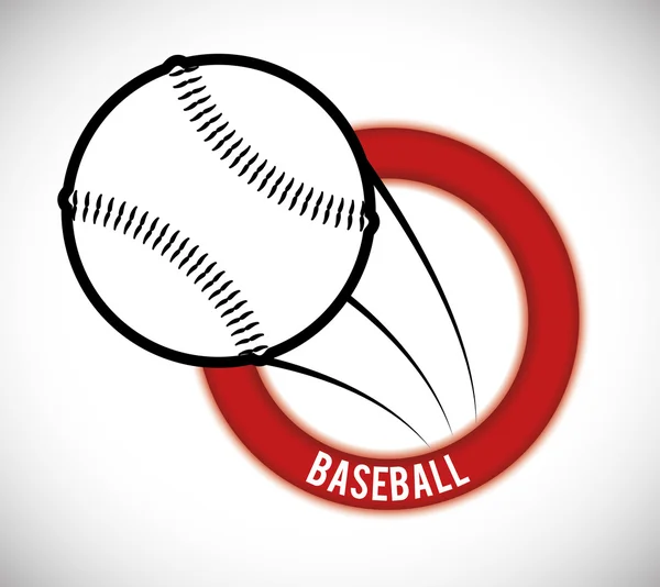 Projekt baseball — Wektor stockowy
