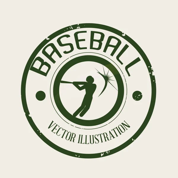 Honkbal ontwerp — Stockvector