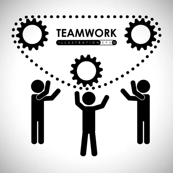 Teamwork design — Stock Vector