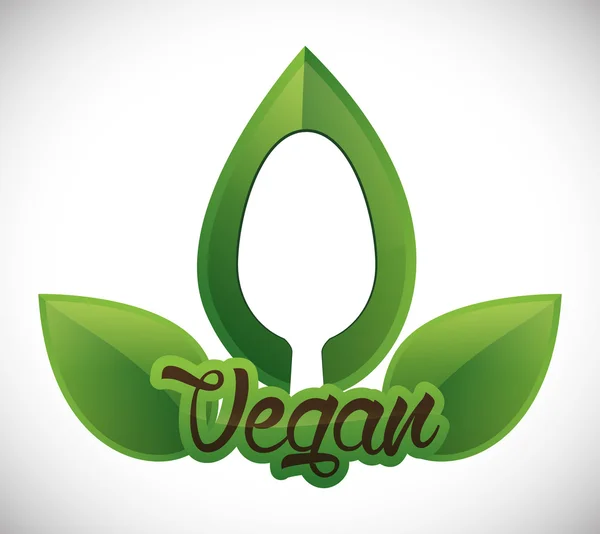 Vegan design — Stock Vector