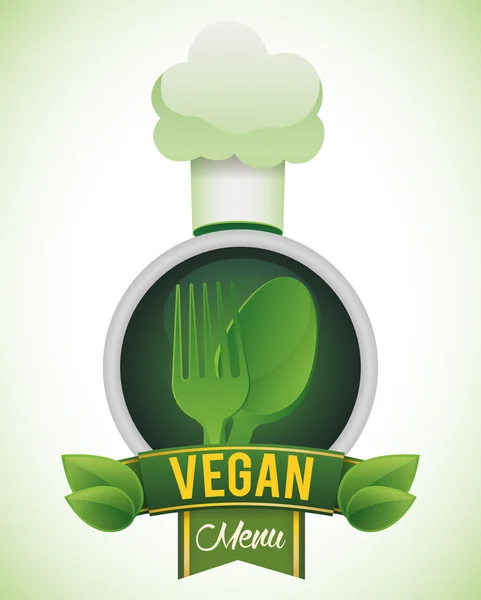Design vegan — Vetor de Stock