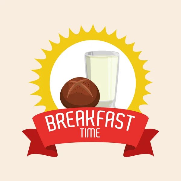 Сніданок дизайн — стоковий вектор