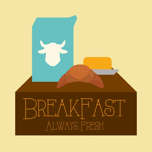 Breakfast design — Stock Vector