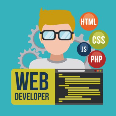 Web geliştirici tasarım.