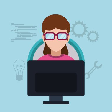 Web geliştirici tasarım.