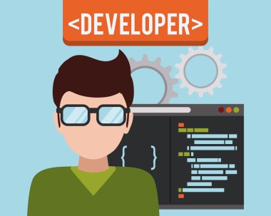 Web geliştirici tasarım.