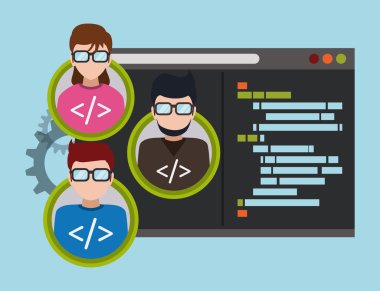 Web geliştirici tasarım.