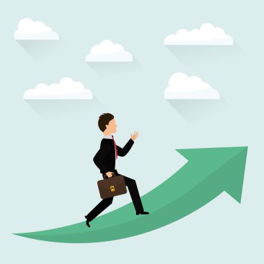 Finansal büyüme tasarım.