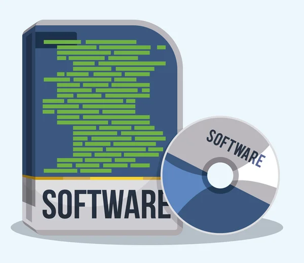 Progettazione software . — Vettoriale Stock