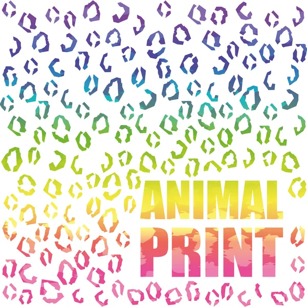 Design de impressão animal . —  Vetores de Stock