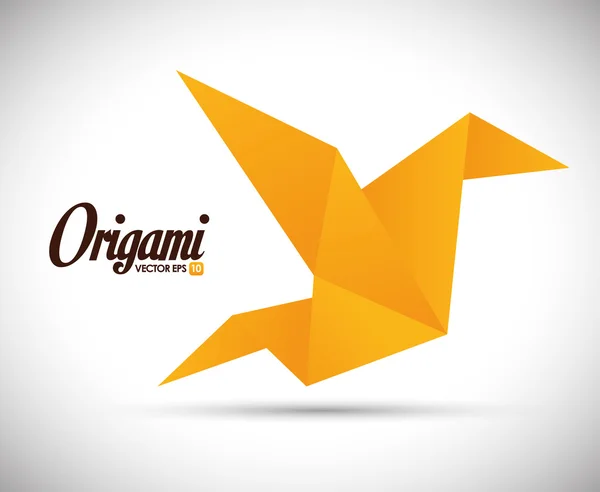 Diseño de origami . — Vector de stock