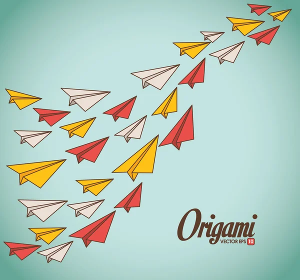 Origami-Design. — Stockvektor