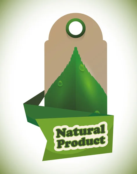 Conception de produits naturels — Image vectorielle