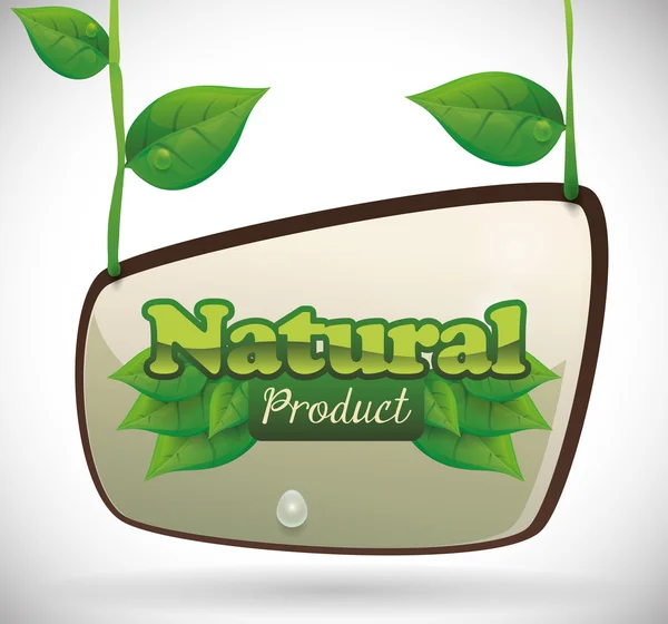 Conception de produits naturels — Image vectorielle
