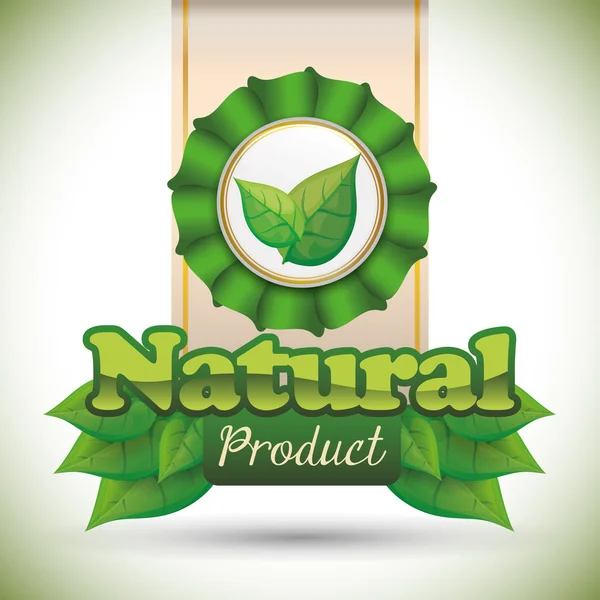 Natural product design — Stock Vector